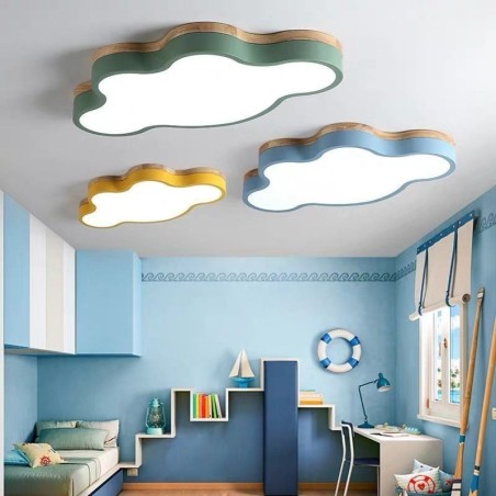 Lámpara de techo empotrada moderna y creativa de acrílico con forma de nube para niños Lámpara de techo empotrada moderna y creativa de acrílico con forma de nube para niños
