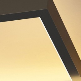 Lámpara de techo moderna cuadrada de acrílico con montaje empotrado