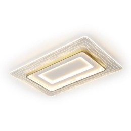 Lámpara de techo rectangular empotrada minimalista de acrílico ultrafino