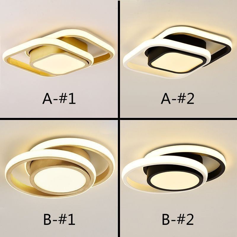 Lámpara de techo cuadrada moderna