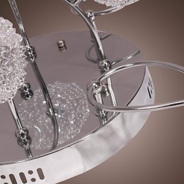 Lámpara empotrada de hierro G4 de 12 luces con pantallas de aluminio