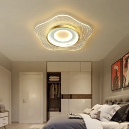Lámpara de techo creativa moderna empotrada con forma de estrella de 36 W