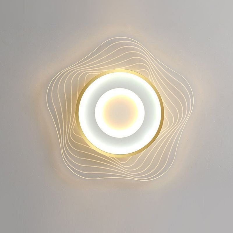 Lámpara de techo creativa moderna empotrada con forma de estrella de 36 W