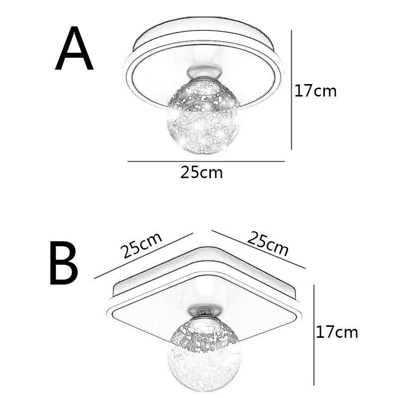 Lámpara de techo empotrada para decoración del hogar