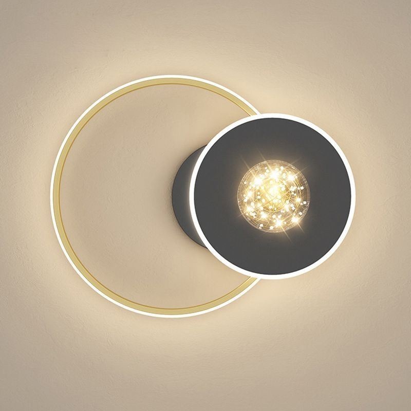 Lámpara de techo minimalista empotrada para decoración del hogar