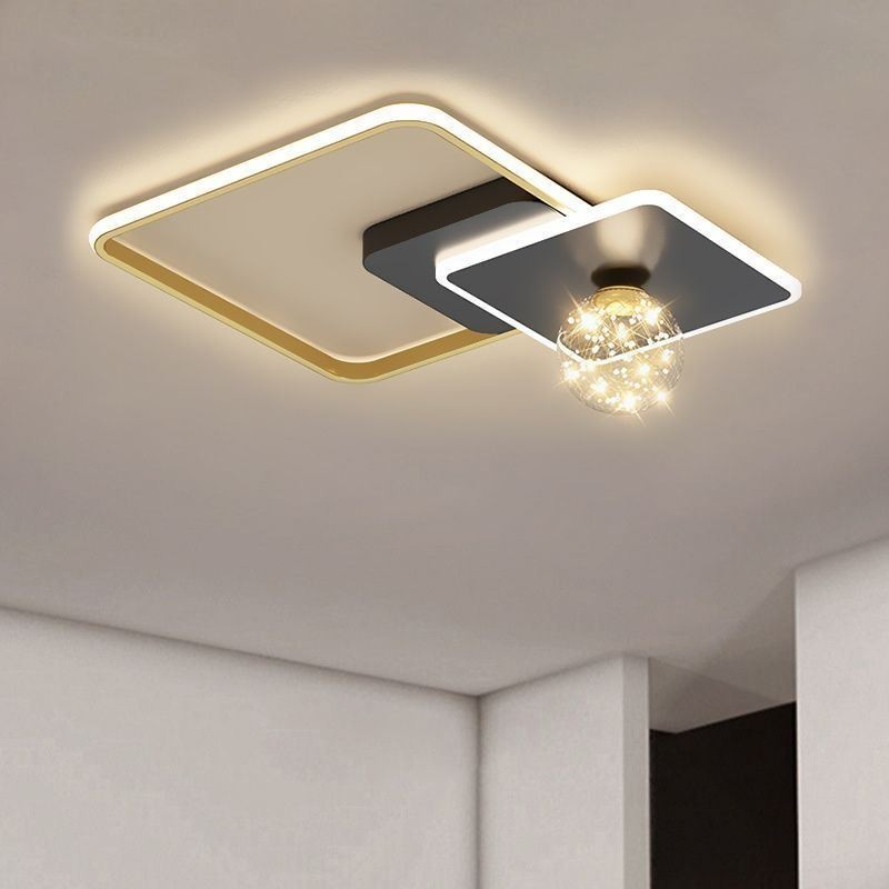 Luminaria de techo decorativa para el hogar con montaje empotrado