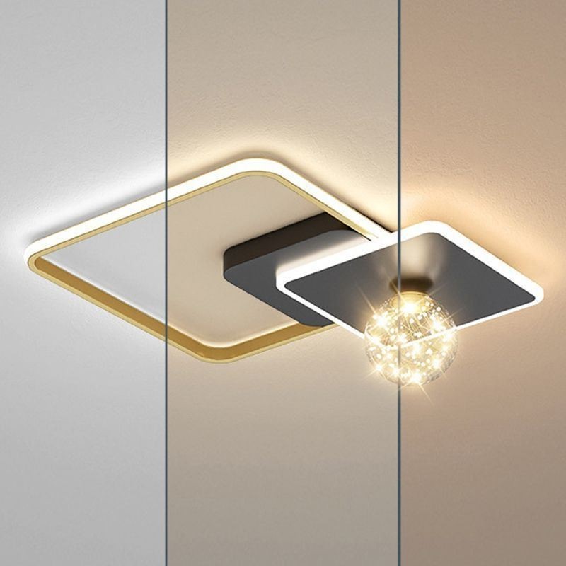 Luminaria de techo decorativa para el hogar con montaje empotrado