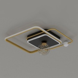 Lámpara de techo moderna con montaje empotrado para decoración del hogar