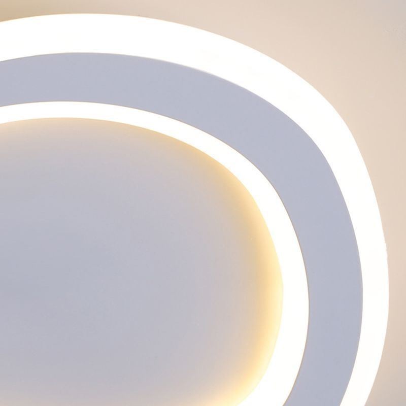 Lámpara de techo acrílica triangular empotrada