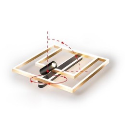 Lámpara de techo acrílica minimalista empotrada