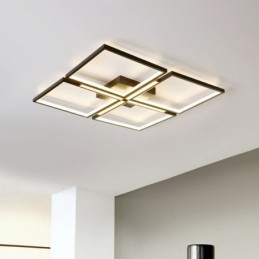 Lámpara de techo cuadrada empotrada de acrílico decorativa