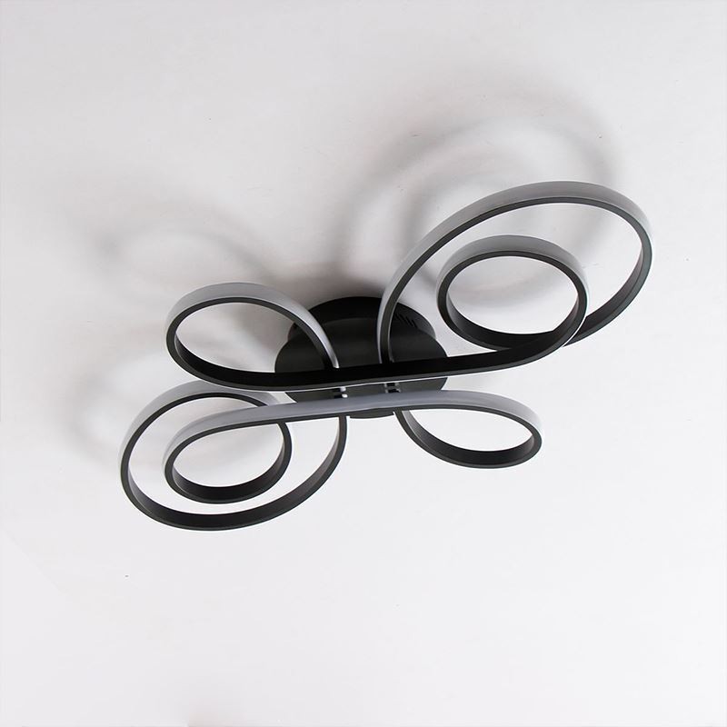 Lámpara de techo empotrada con nudo chino moderno