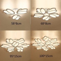 Lámpara de techo empotrada moderna Tulip, iluminación decorativa