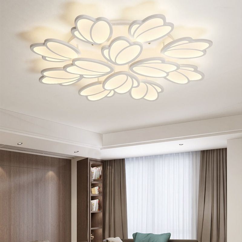Lámpara de techo empotrada moderna Tulip, iluminación decorativa