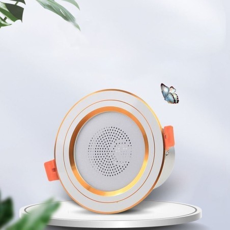 Lámpara de techo inteligente con altavoz y música Bluetooth para teléfono móvil Lámpara de techo inteligente con altavoz y música Bluetooth para teléfono móvil