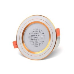 Lámpara de techo inteligente con altavoz y música Bluetooth para teléfono móvil