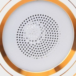 Lámpara de techo inteligente con altavoz y música Bluetooth para teléfono móvil