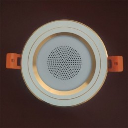 Lámpara de techo inteligente con altavoz y música Bluetooth para teléfono móvil