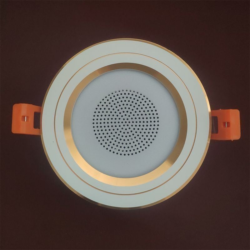 Lámpara de techo inteligente con altavoz y música Bluetooth para teléfono móvil