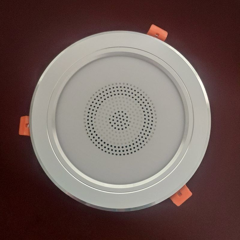 Lámpara de techo inteligente con altavoz y música Bluetooth para teléfono móvil