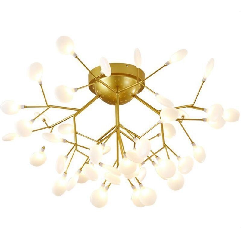 Lámpara de techo empotrada minimalista nórdica, accesorio decorativo