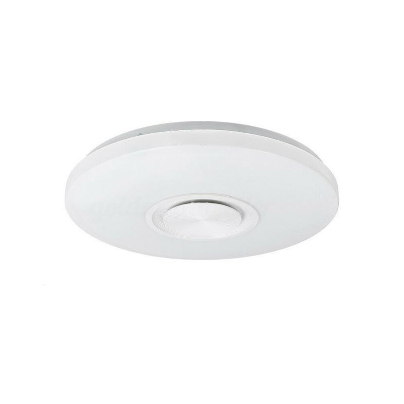 Lámpara decorativa empotrada con control remoto por aplicación y altavoz musical Bluetooth