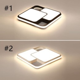Lámpara de techo empotrada geométrica moderna, luz decorativa acrílica