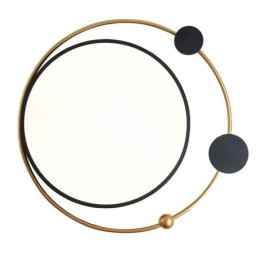 Lámpara de techo empotrada contemporánea circular de acrílico