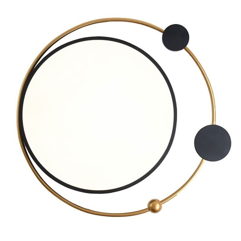Lámpara de techo empotrada contemporánea circular de acrílico