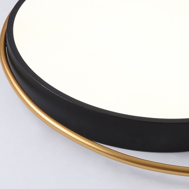 Lámpara de techo empotrada contemporánea circular de acrílico