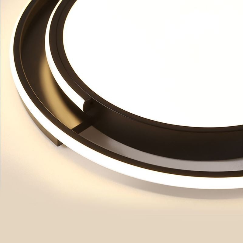 Lámpara de techo empotrada minimalista moderna, lámpara de techo circular