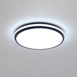 Lámpara de techo empotrada circular minimalista, iluminación acrílica moderna