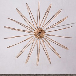 Lámpara de araña vintage de madera de otros tipos