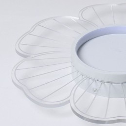 Lámpara de techo empotrada de pétalos minimalista, iluminación decorativa creativa