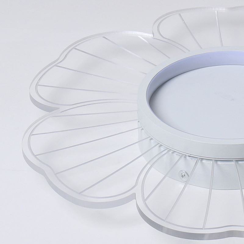 Lámpara de techo empotrada de pétalos minimalista, iluminación decorativa creativa