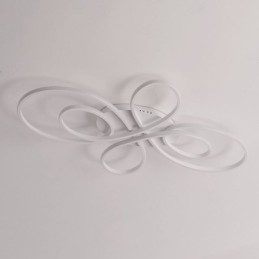 Lámpara de techo empotrada moderna con diseño floral, iluminación decorativa