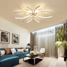 Lámpara de techo empotrada moderna con decoración de gel de sílice
