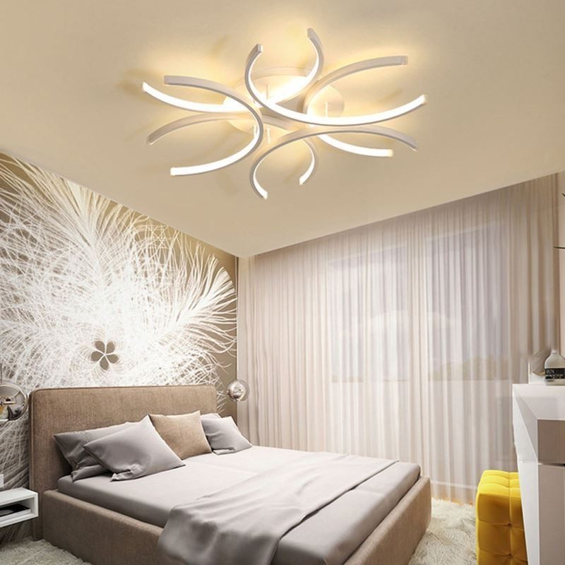 Lámpara de techo empotrada moderna con decoración de gel de sílice