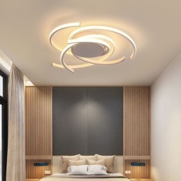 Lámpara de techo empotrada de acrílico moderna, iluminación decorativa creativa