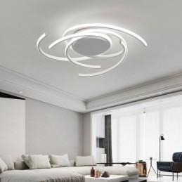 Lámpara de techo empotrada de acrílico moderna, iluminación decorativa creativa