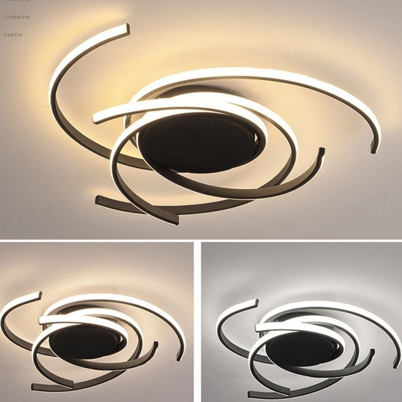 Lámpara de techo empotrada de acrílico moderna, iluminación decorativa creativa