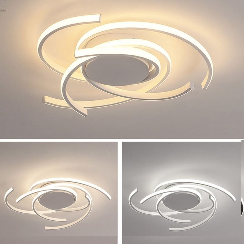 Lámpara de techo empotrada de acrílico moderna, iluminación decorativa creativa