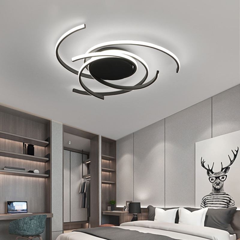 Lámpara de techo empotrada de acrílico moderna, iluminación decorativa creativa