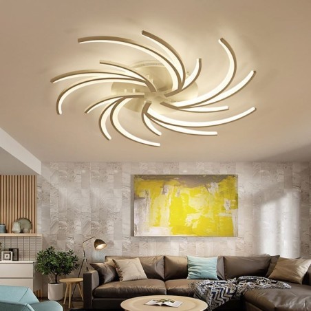 Lámpara de techo empotrada con diseño de molino de viento moderno, iluminación decorativa irregular Lámpara de techo empotrada con diseño de molino de viento moderno, iluminación decorativa irregular