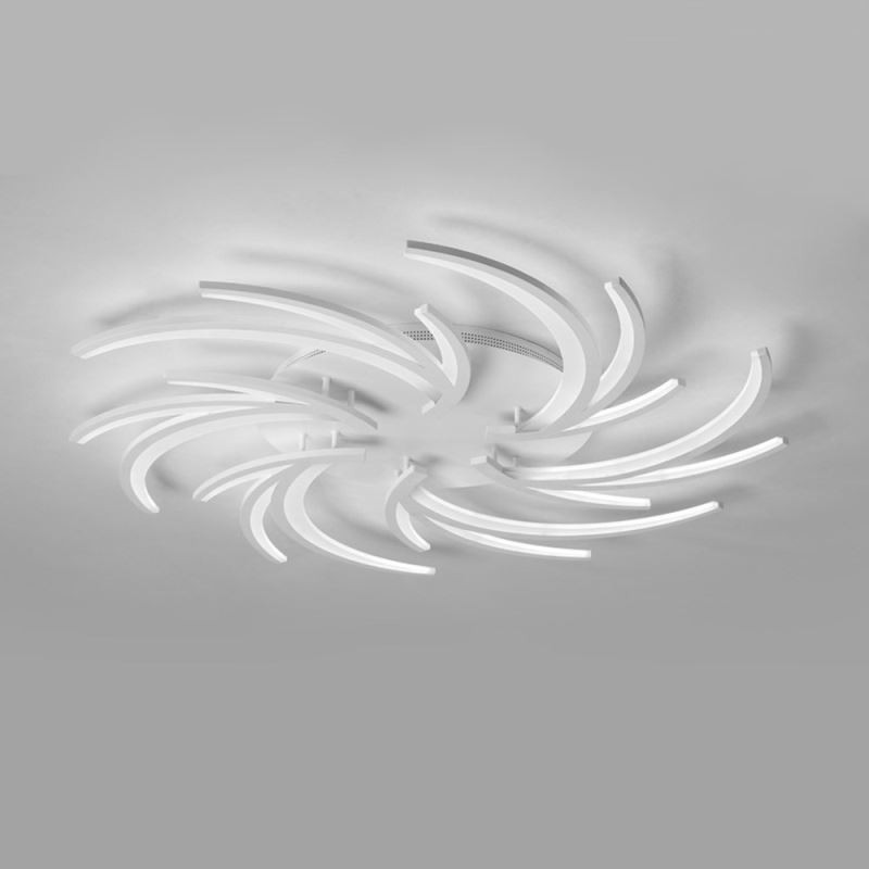 Lámpara de techo empotrada con diseño de molino de viento moderno, iluminación decorativa irregular
