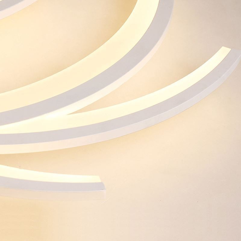 Lámpara de techo empotrada con diseño de molino de viento moderno, iluminación decorativa irregular
