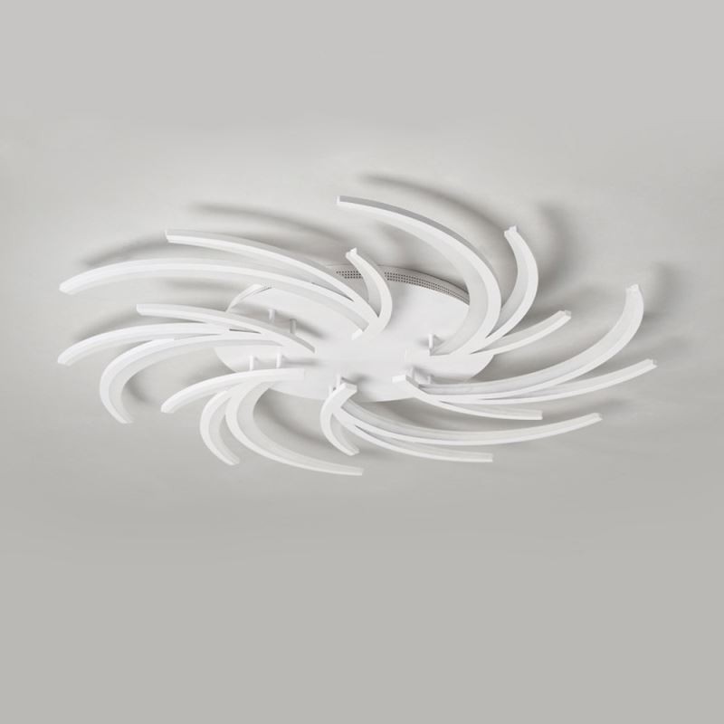 Lámpara de techo empotrada con diseño de molino de viento moderno, iluminación decorativa irregular