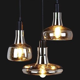 Lámpara de sombra original de estilo europeo de 3 luces