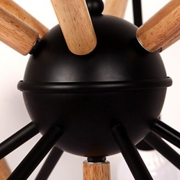 Lámpara de araña estilo mini moderna contemporánea de metal