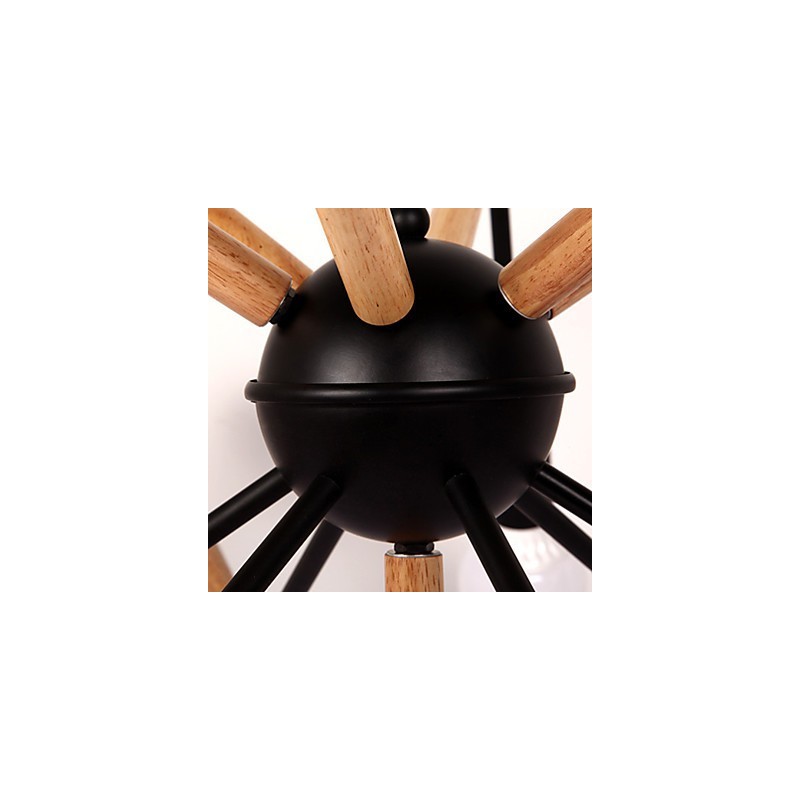 Lámpara de araña estilo mini moderna contemporánea de metal